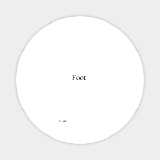 Footnote Magnet